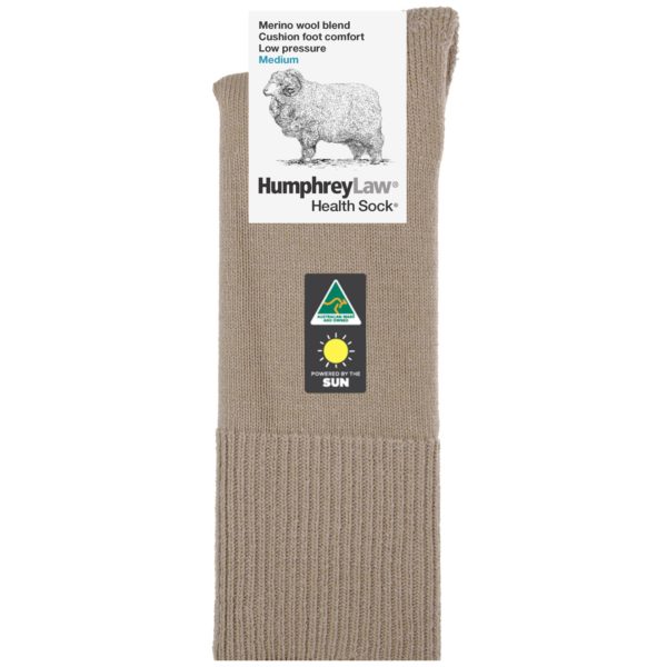 60% Fine Merino Wool Low Pressure Cushion Sole Men’s Health Sock® (Style 45C)