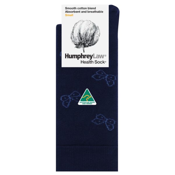 85% Mercerised Cotton Ladies’ Health Sock® – Butterfly Pattern (Style 51C)